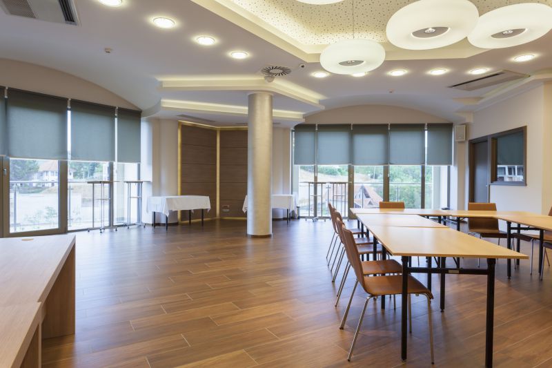 Finished Drop Ceiling in Conference Room