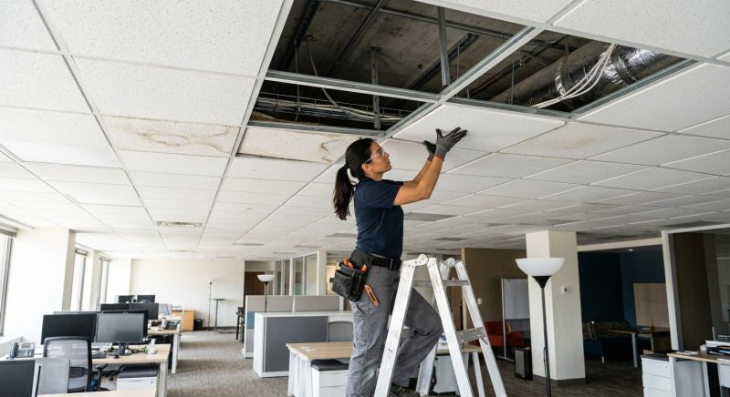 Suspended Ceiling Repair in Longmont, CO