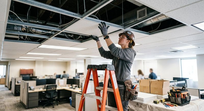 Ceiling Panel Repair in Longmont, CO